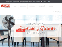 Tablet Screenshot of calma.cl